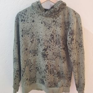 H&M green and black hoodie